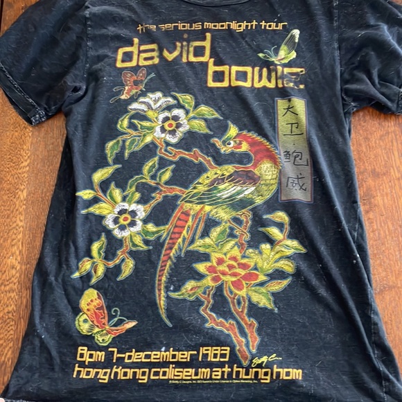 Vintage David Bowie Concert Tee - Picture 2 of 3